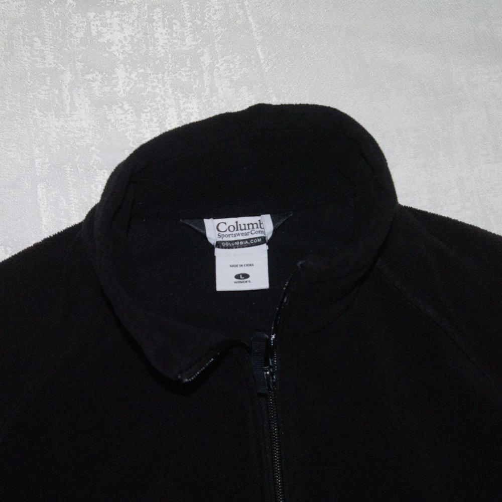 COLUMBIA WOMENS LARGE FLEECE SWEATER JACKET